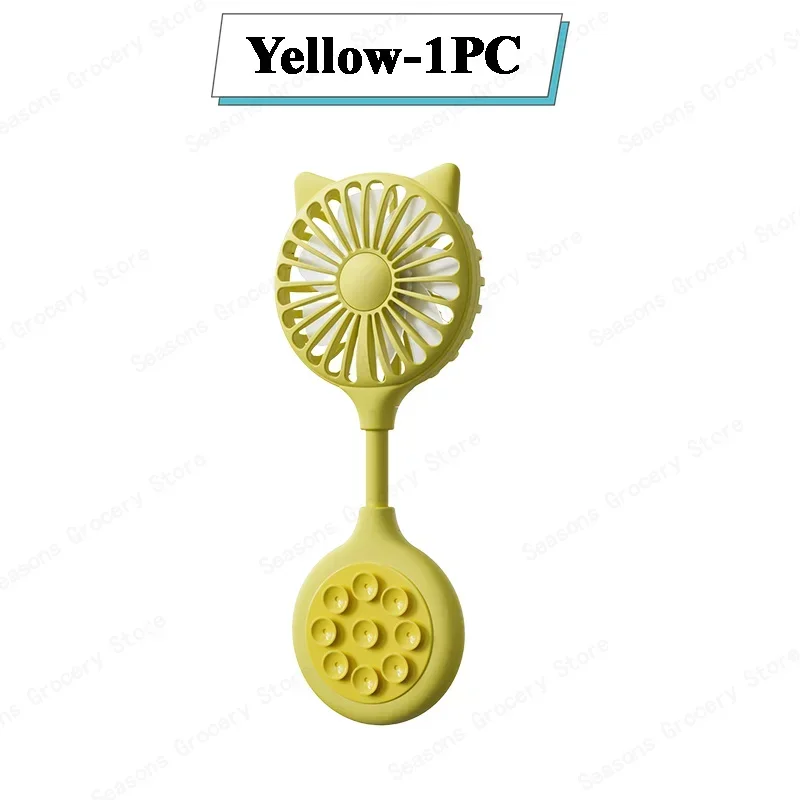 USB Rechargeable Foldable Mini Fan with Suction Cup Portable Handheld Fan for Outdoor Home Office Gift Energy Saving Fan - Image 6