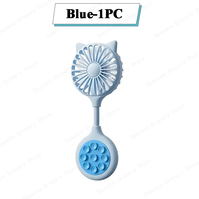 USB Rechargeable Foldable Mini Fan with Suction Cup Portable Handheld Fan for Outdoor Home Office Gift Energy Saving Fan - Image 10