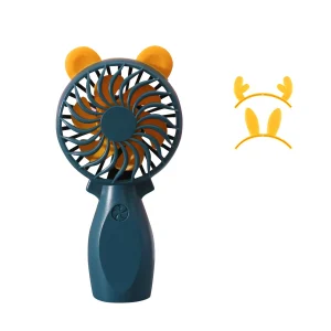 Handheld Fan Portable Mini Cartoon Household Small Fan Rechargeable Cooling Fans for Home Office Travel Outdoor and Camping Fan